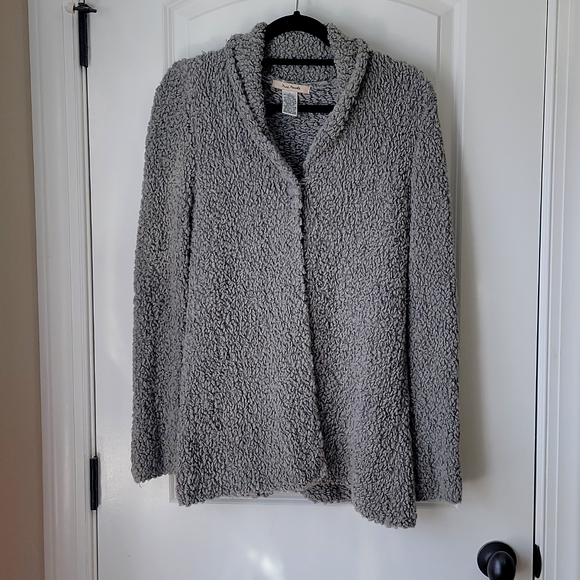 Free People Sweaters - Free People! Gray Teddy Fuzzy Cardigan